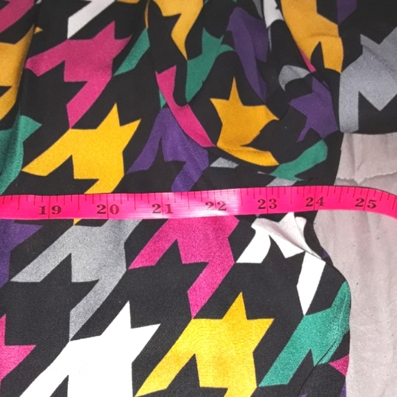 ✅Ashley Stewart's Houndstooth Multicolored Top✅ - Picture 5 of 6
